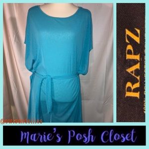 Last Call! Turquoise Belted Tunic
